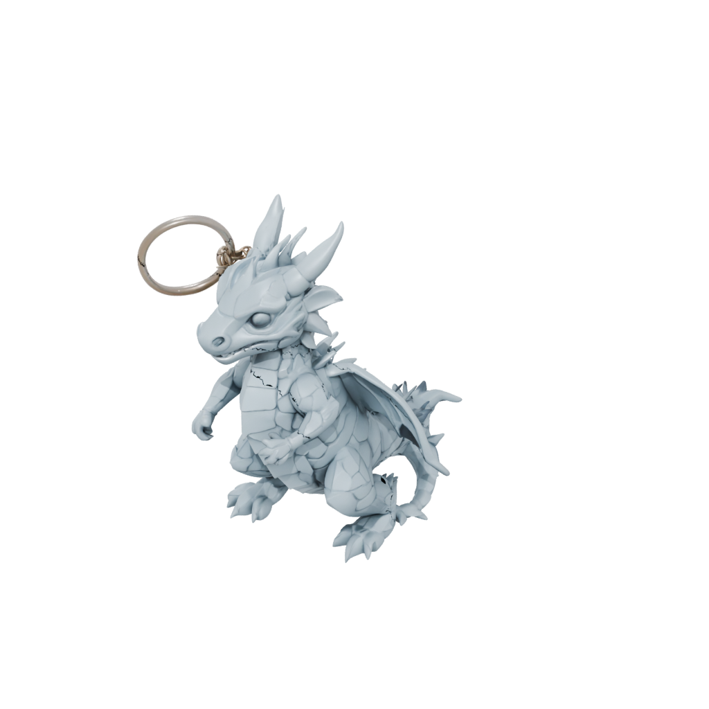 Camo Pocket Articulated Keychain Dragonling