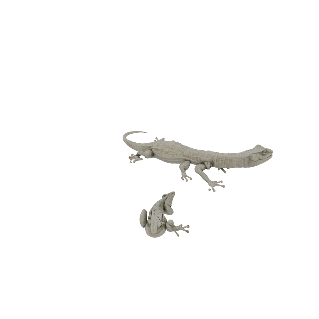 Camo Pocket Articulated Lizard