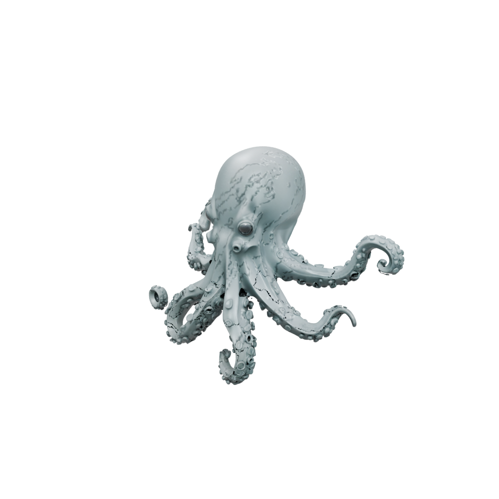 Camo Pocket Articulated Octopus Mini
