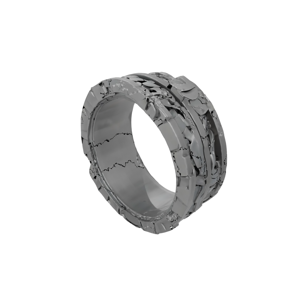 Camo Pocket Spinning Coin Ring
