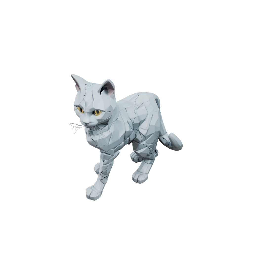 Camo Big Articulated Cat