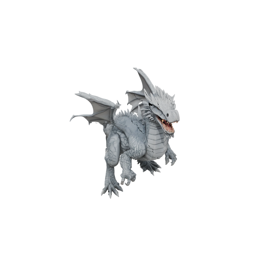 Camo Big Articulated Dragon Long