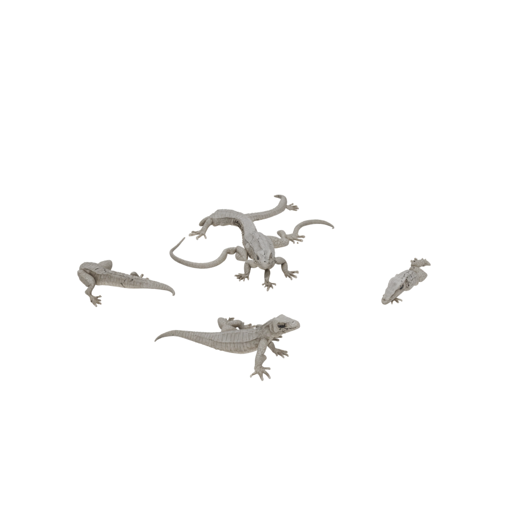 Camo Big Articulated Lizard