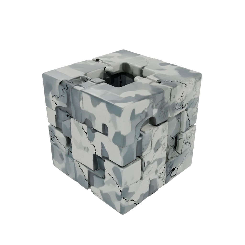 Camo Big Folding Hinge Cube