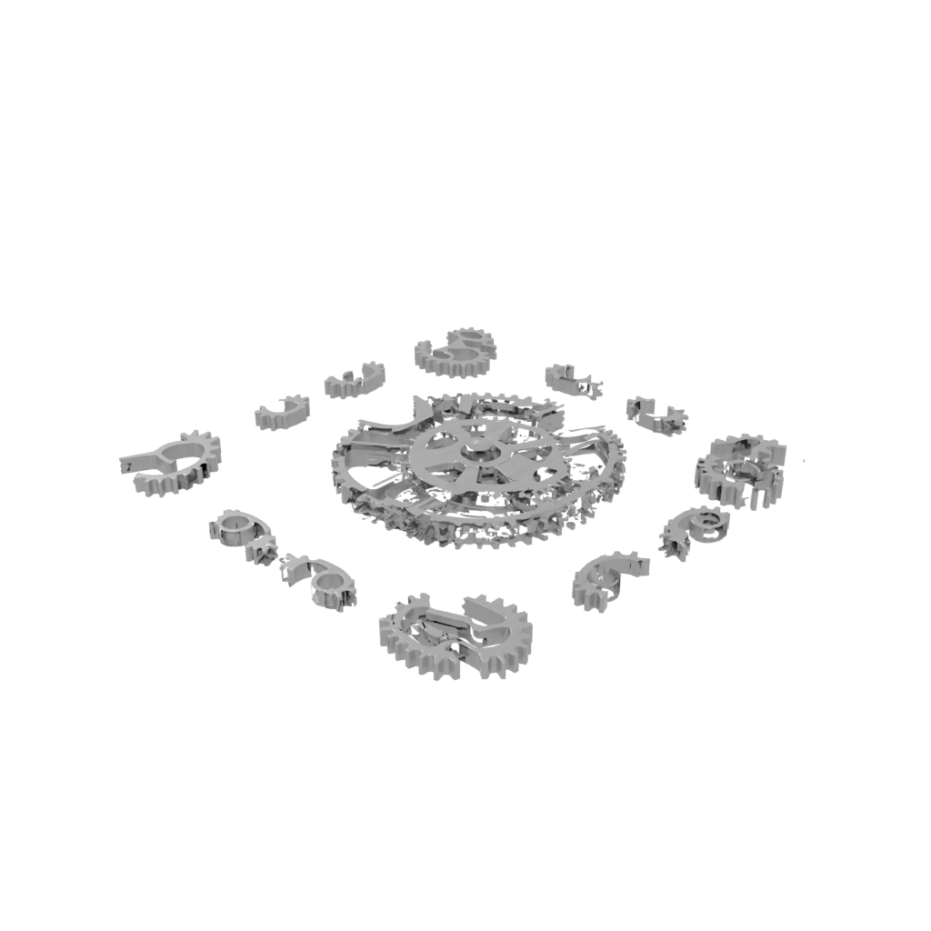 Camo Big Gear-Train Fidget