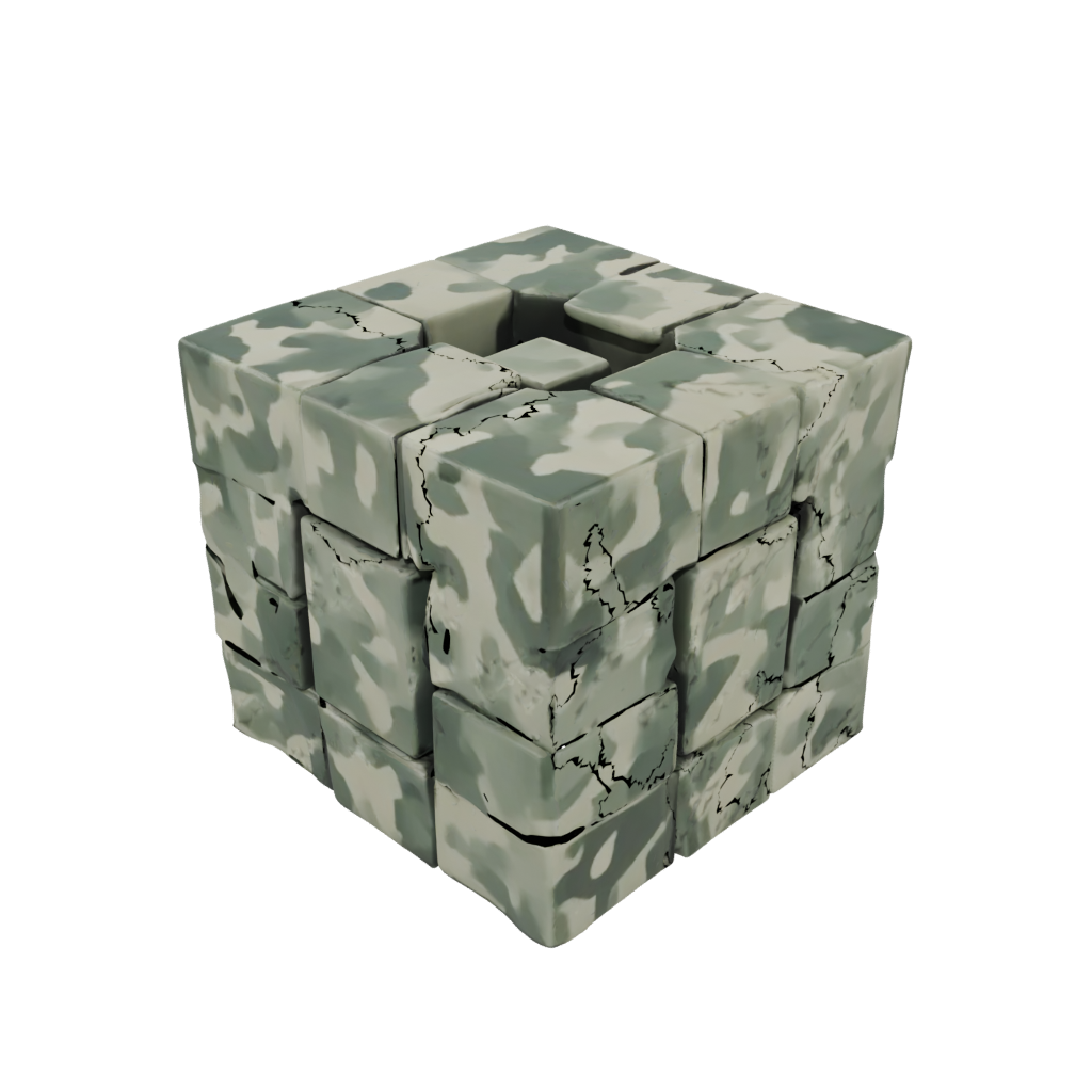 Camo Big Infinity Flip Cube