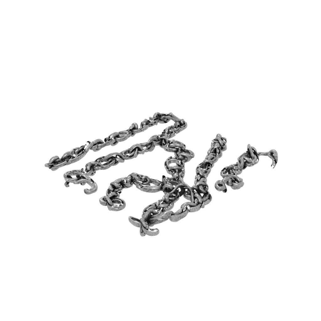 Camo Big Interlocking Ring Chain