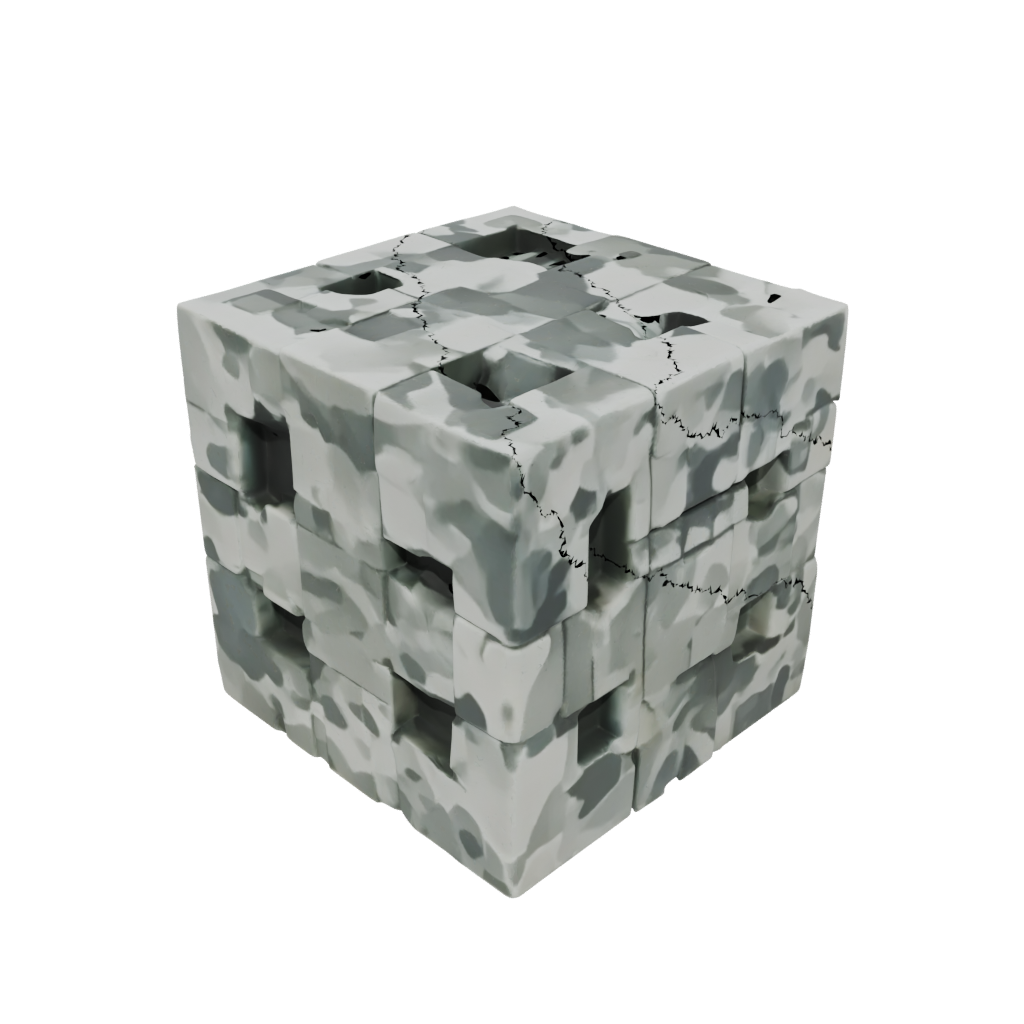 Camo Big Magnet-Free Click Cube