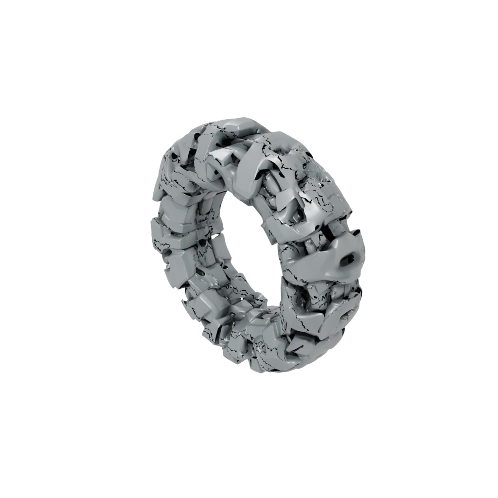 Camo Big Sensory Chain Ring