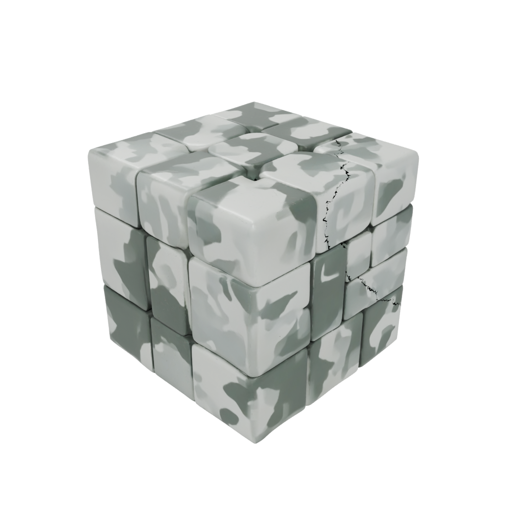 Camo Big Slide-Puzzle Cube
