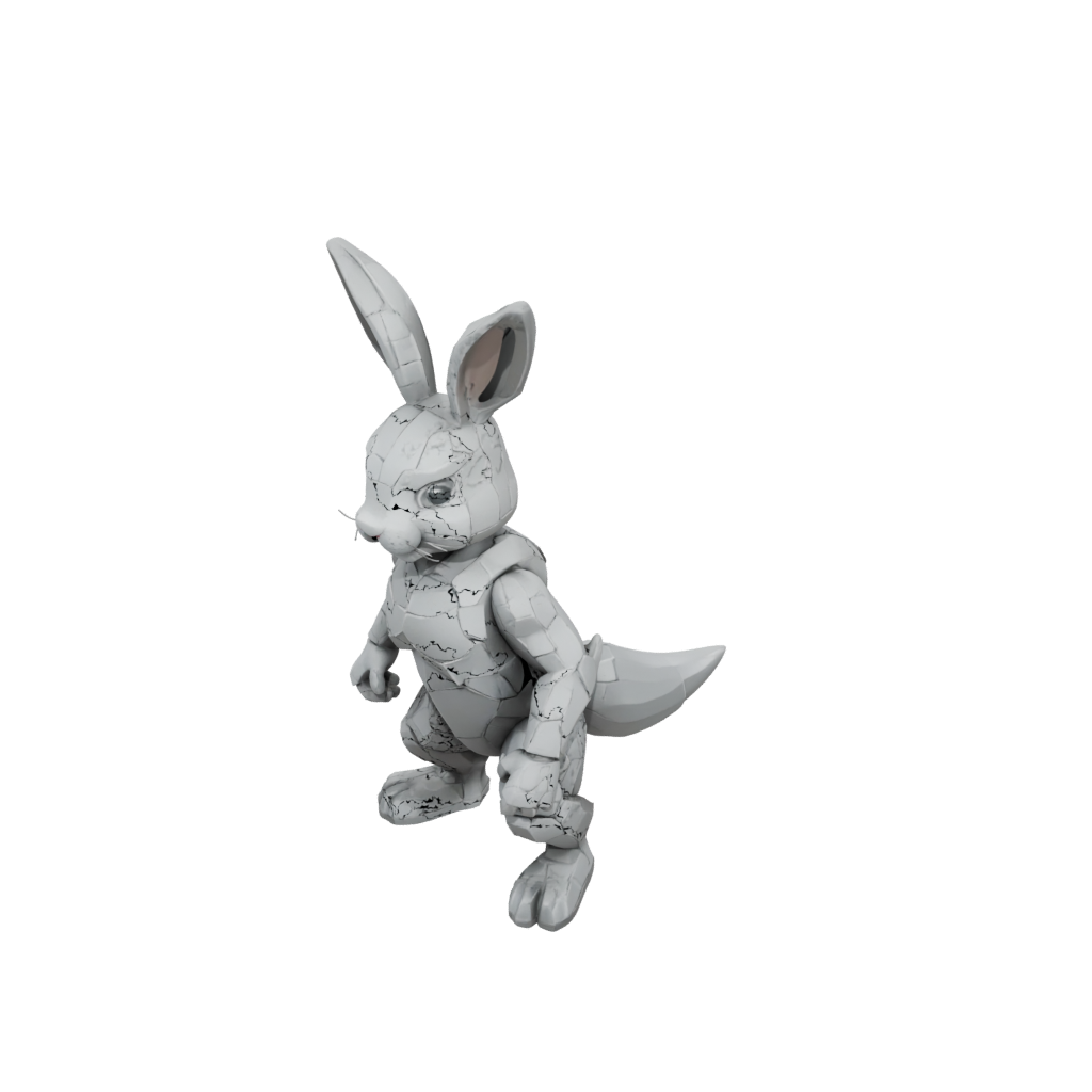 Camo Soft Articulated Bunny
