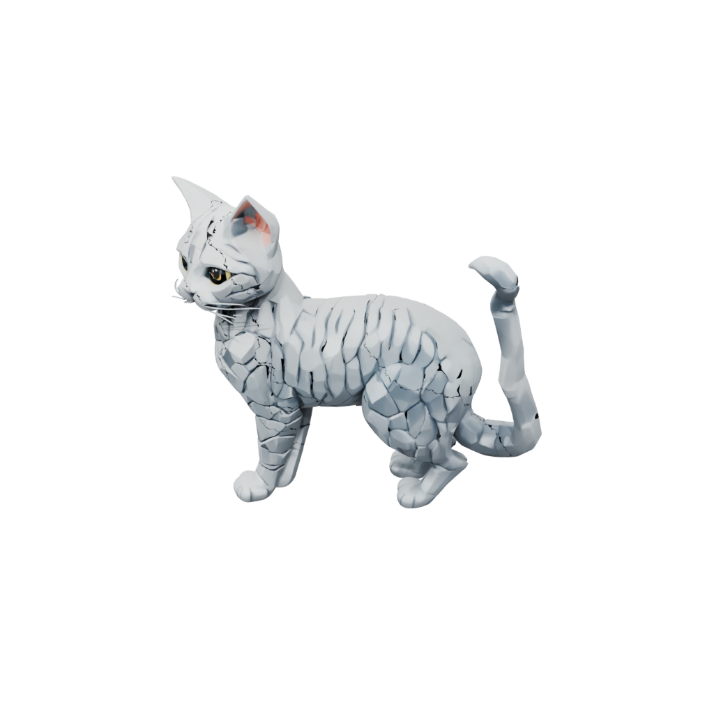 Camo Soft Articulated Cat