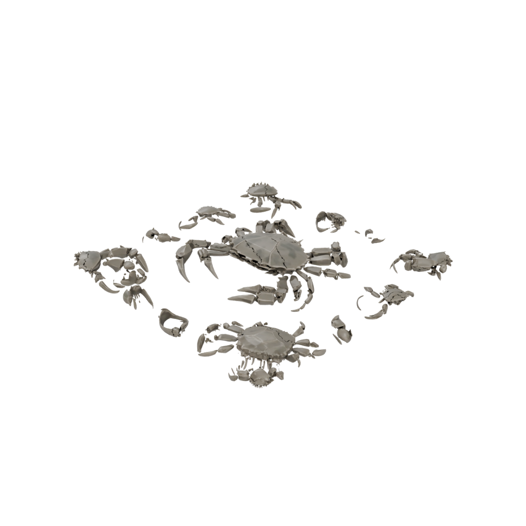 Camo Soft Articulated Crab