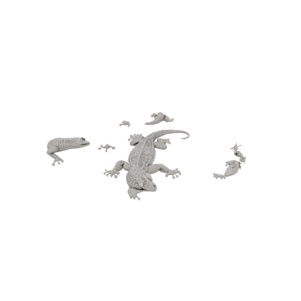 Camo Soft Articulated Gecko
