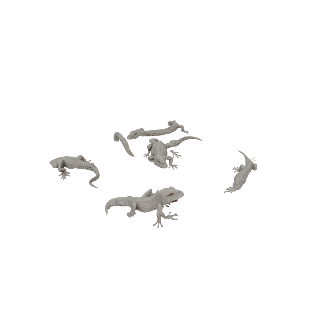 Camo Soft Articulated Lizard