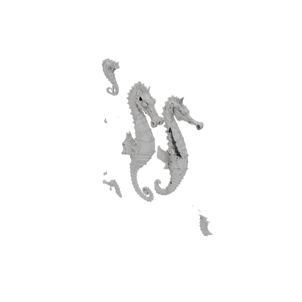Camo Soft Articulated Seahorse