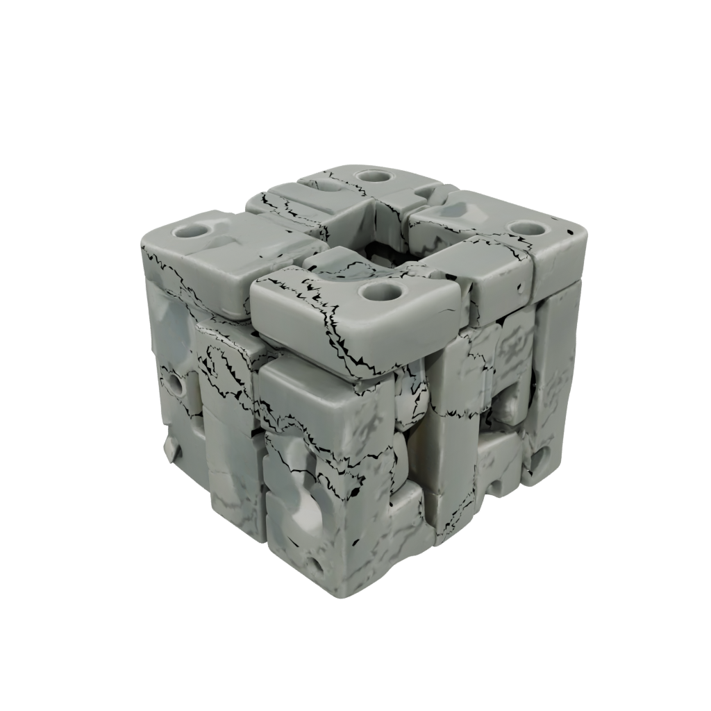 Camo Soft Folding Hinge Cube