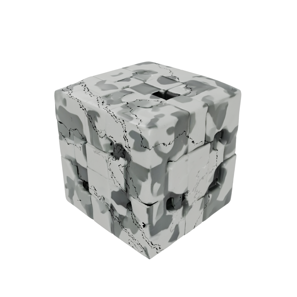 Camo Soft Magnet-Free Click Cube