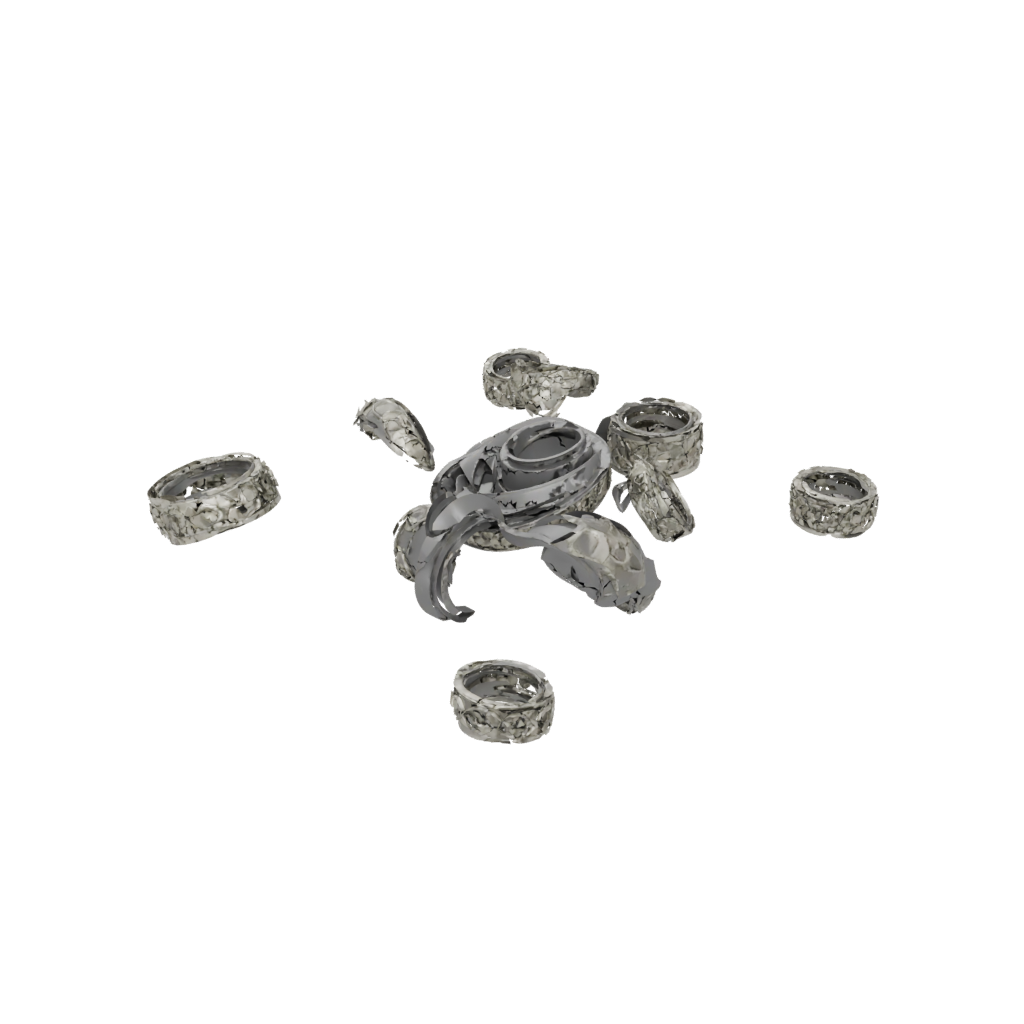 Camo Soft Nested Rotating Rings