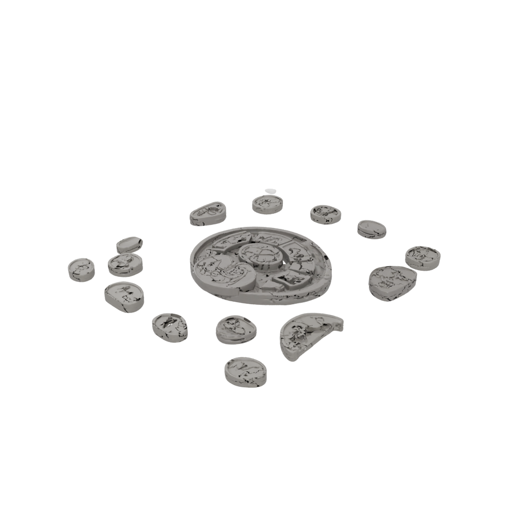 Camo Soft Rolling Ball Track Coin
