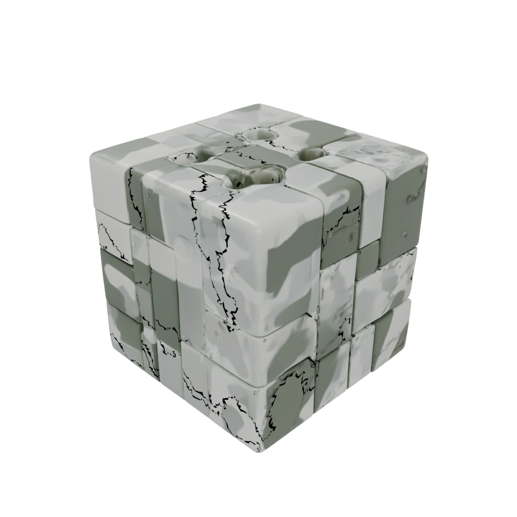 Camo Soft Slide-Puzzle Cube