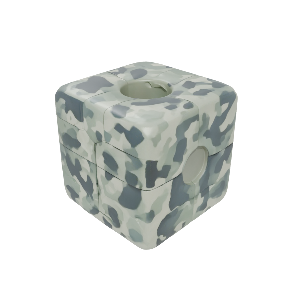 Camo Soft Squeeze Stress Cube