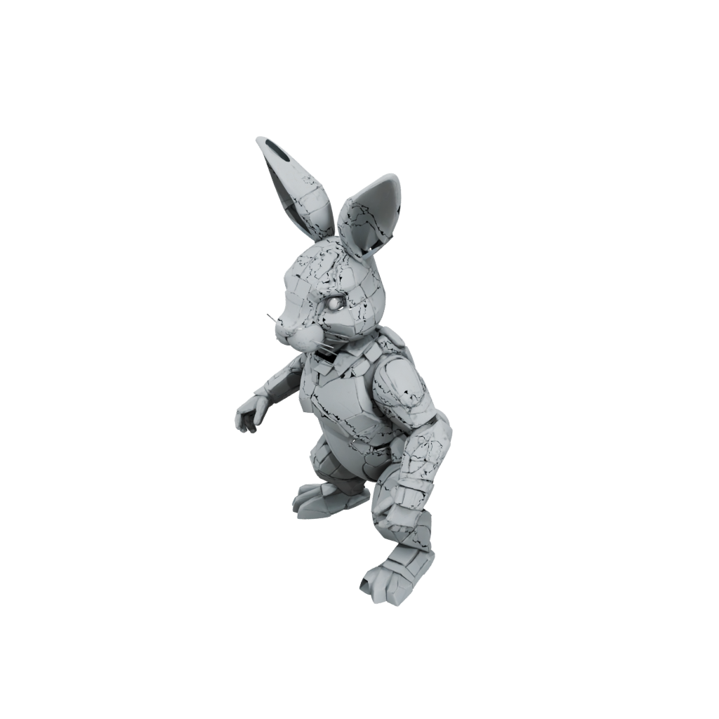 Camo Articulated Bunny