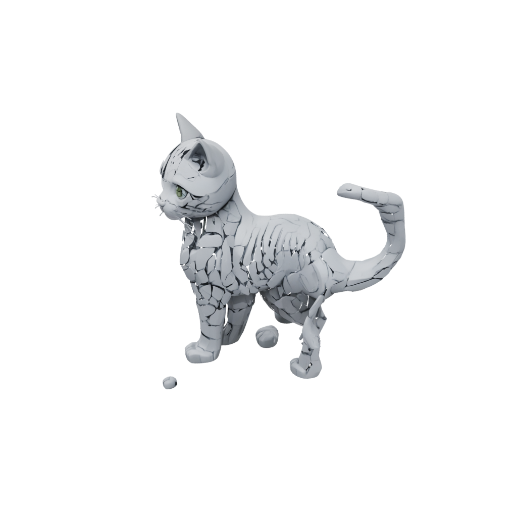 Camo Articulated Cat