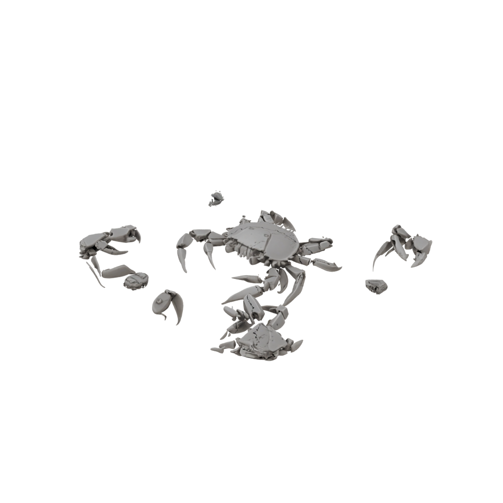 Camo Articulated Crab