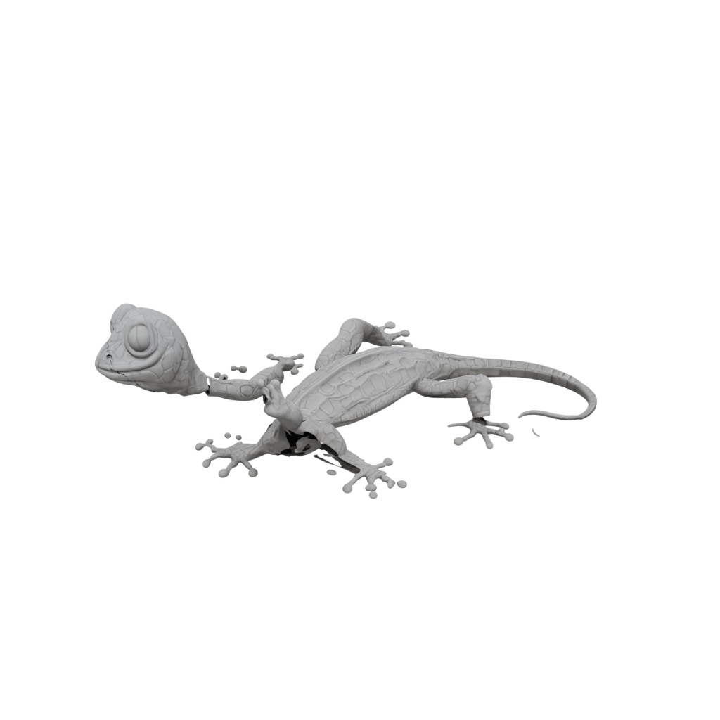 Camo Articulated Gecko