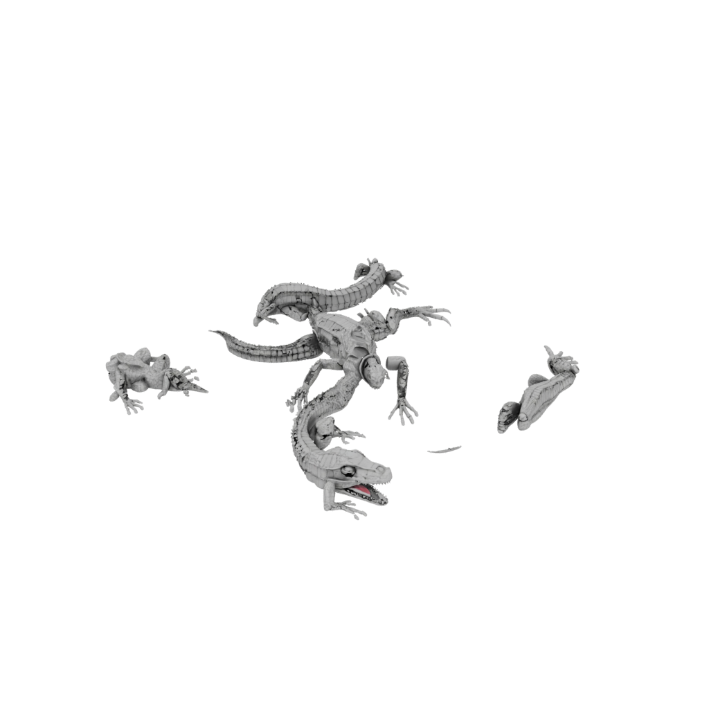 Camo Articulated Lizard