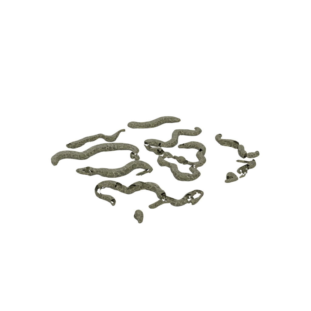 Camo Articulated Snake Long