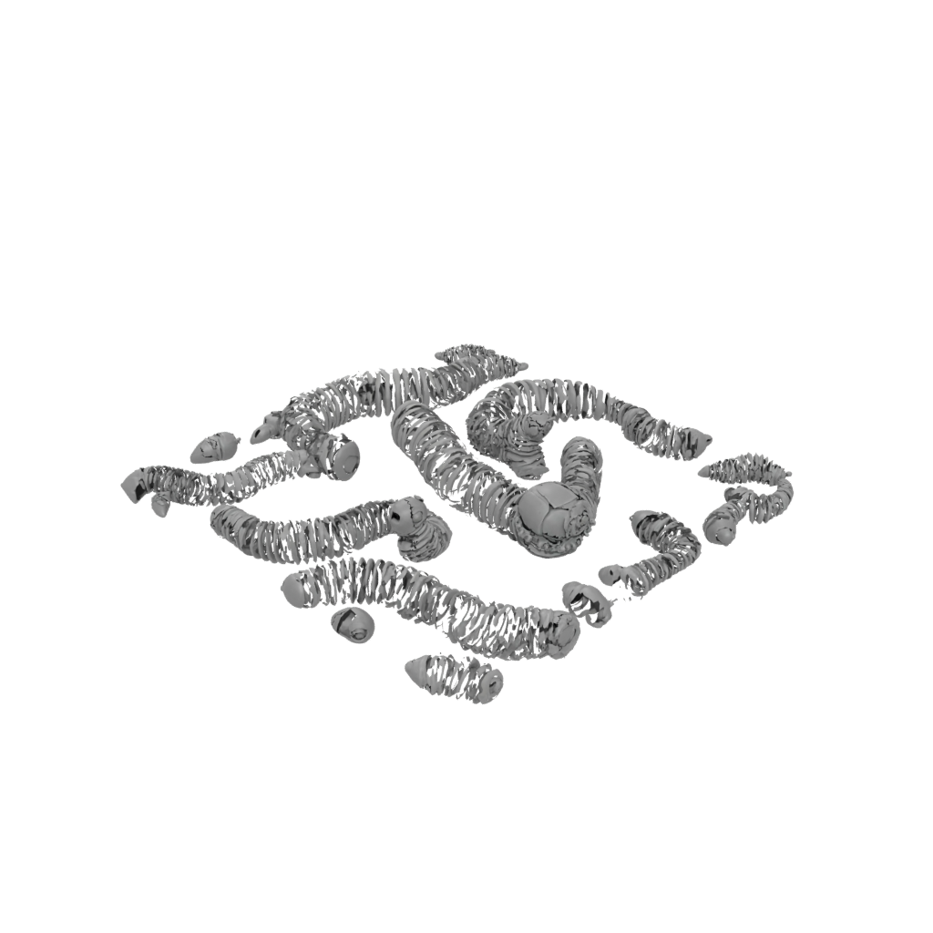 Camo Articulated Worm