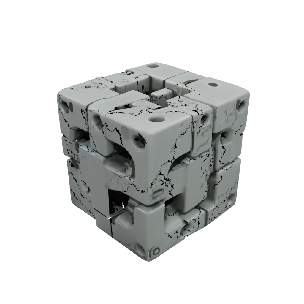 Camo Folding Hinge Cube