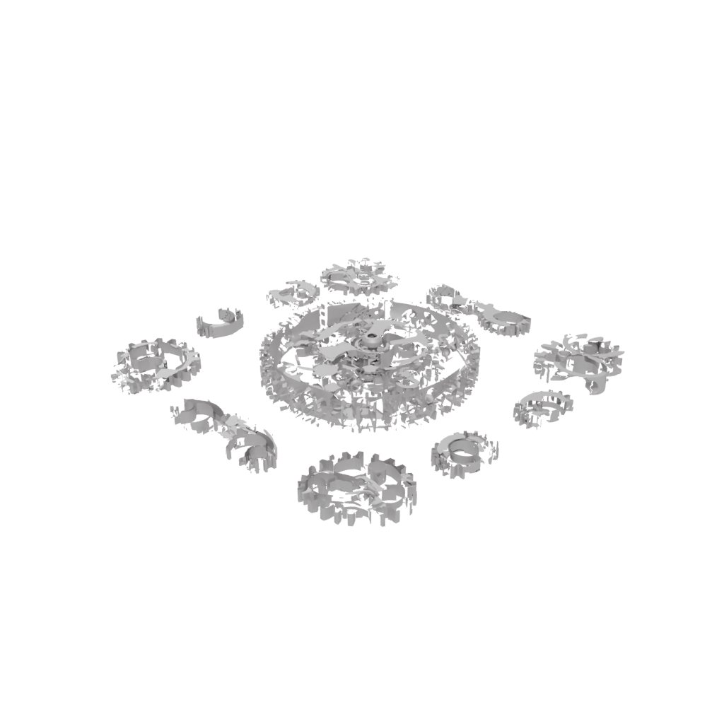 Camo Gear-Train Fidget