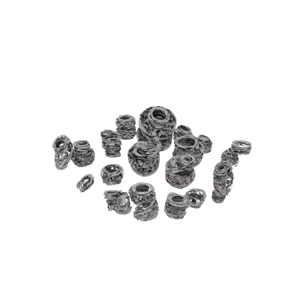 Camo Nested Rotating Rings