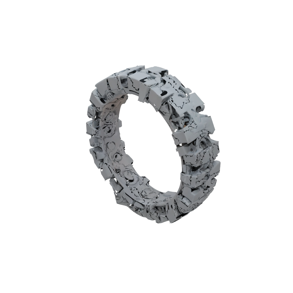 Camo Sensory Chain Ring