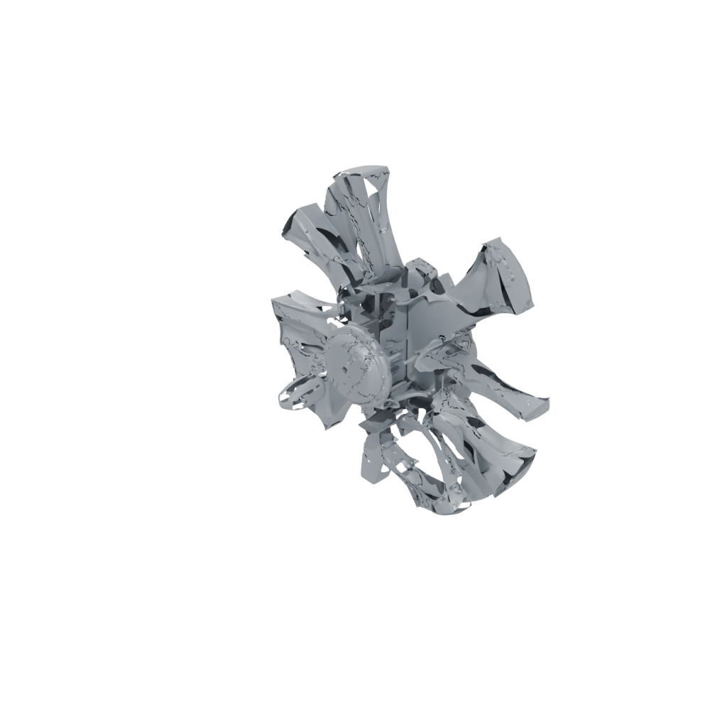 Camo Three-Prong Spinner