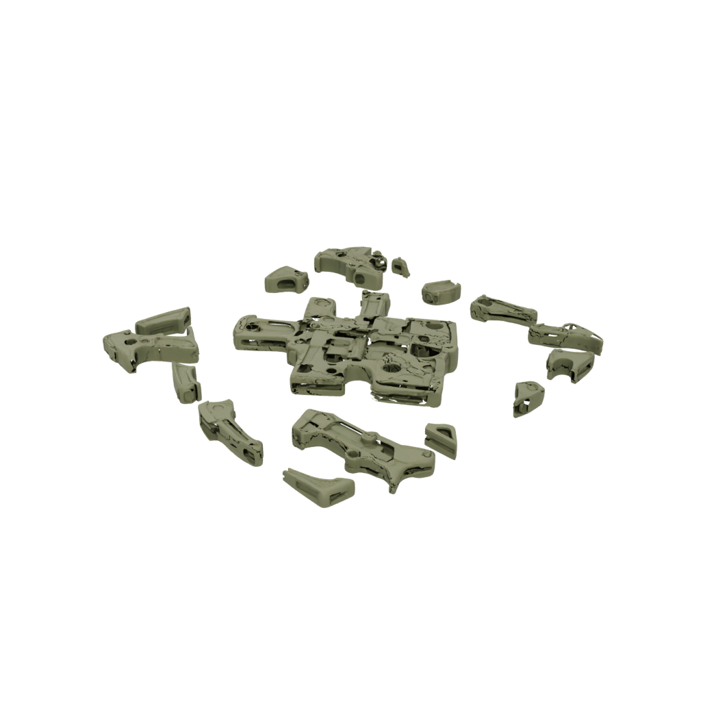 Camo Tri-Bar Flip Toy