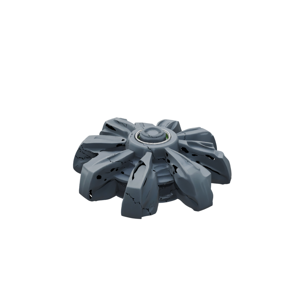 Camo Textured Articulated Gyroscope Spinner