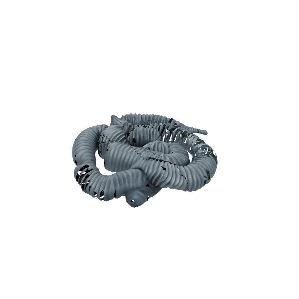 Camo Textured Articulated Millipede