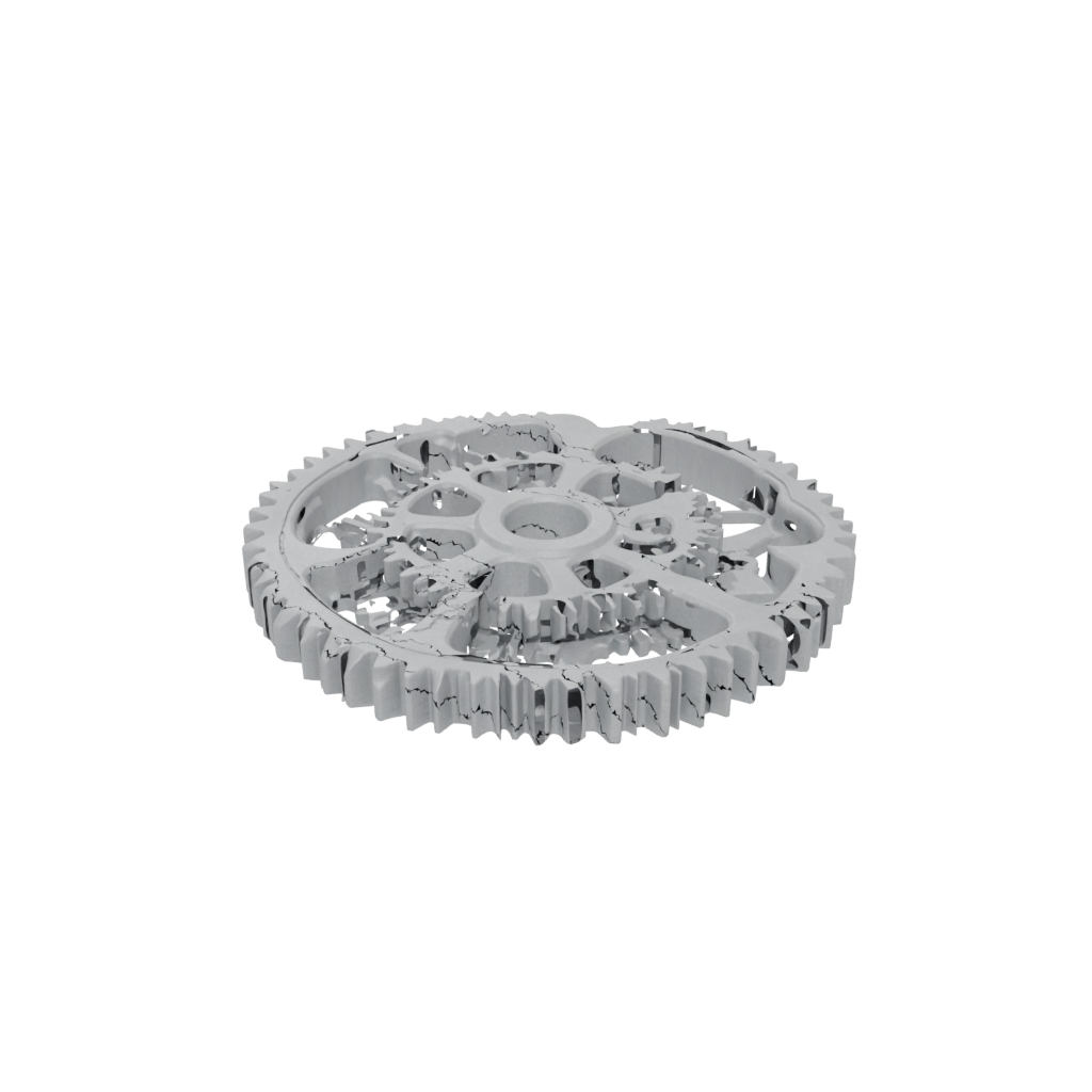 Camo Textured Gear-Train Fidget