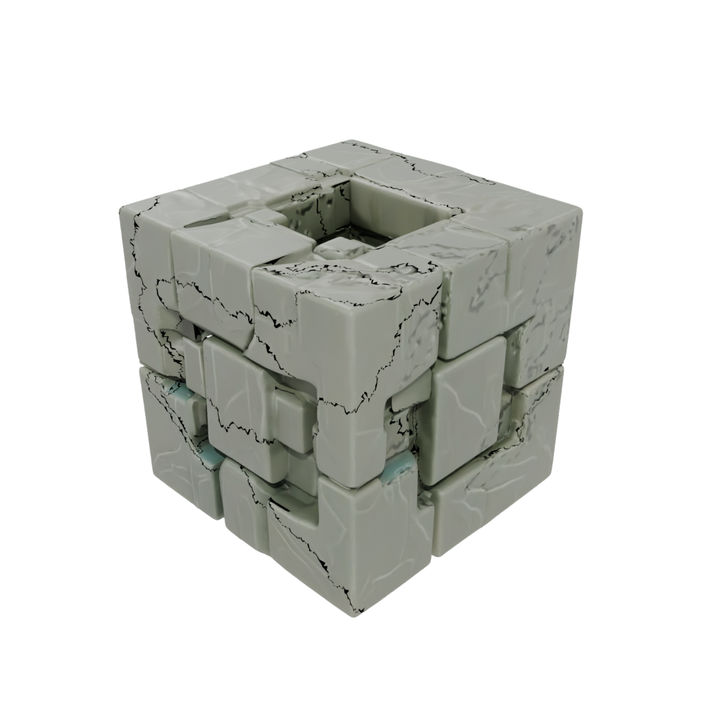 Camo Textured Infinity Flip Cube