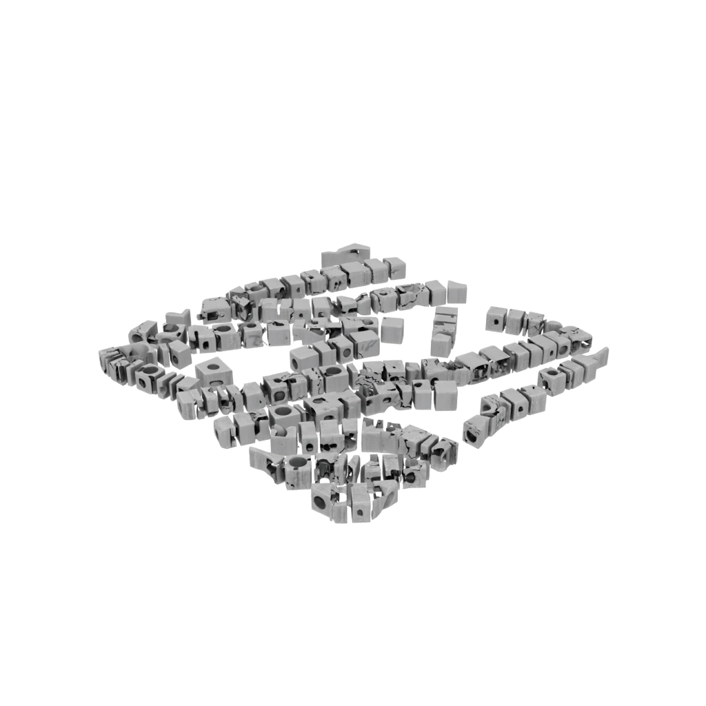 Camo Textured Pivot Domino Chain
