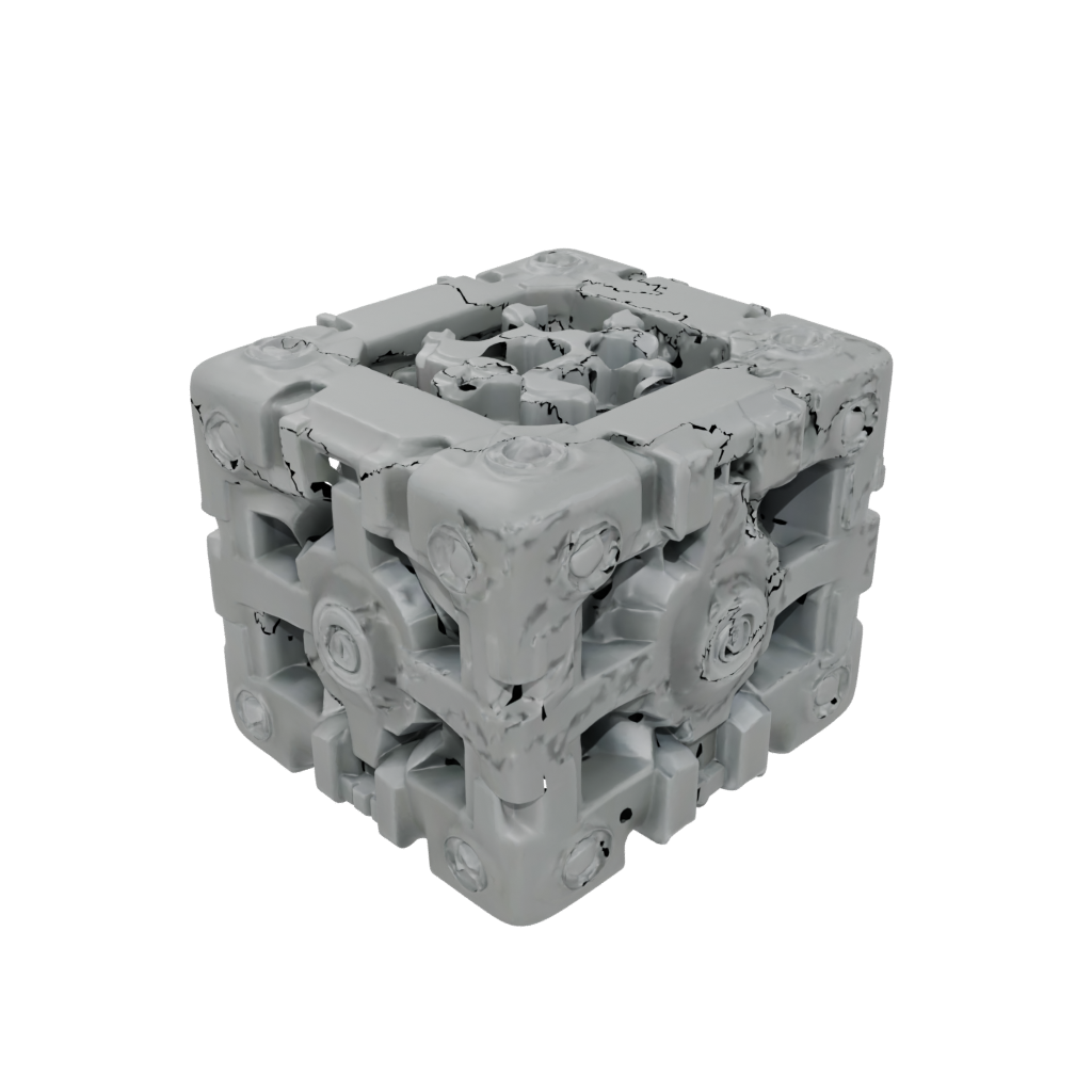 Camo Textured Pocket Gear Cube