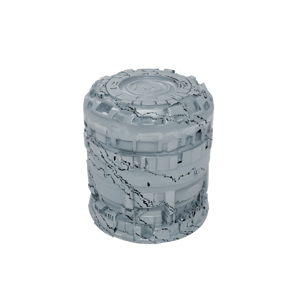 Camo Textured Rolling Ball Track Coin