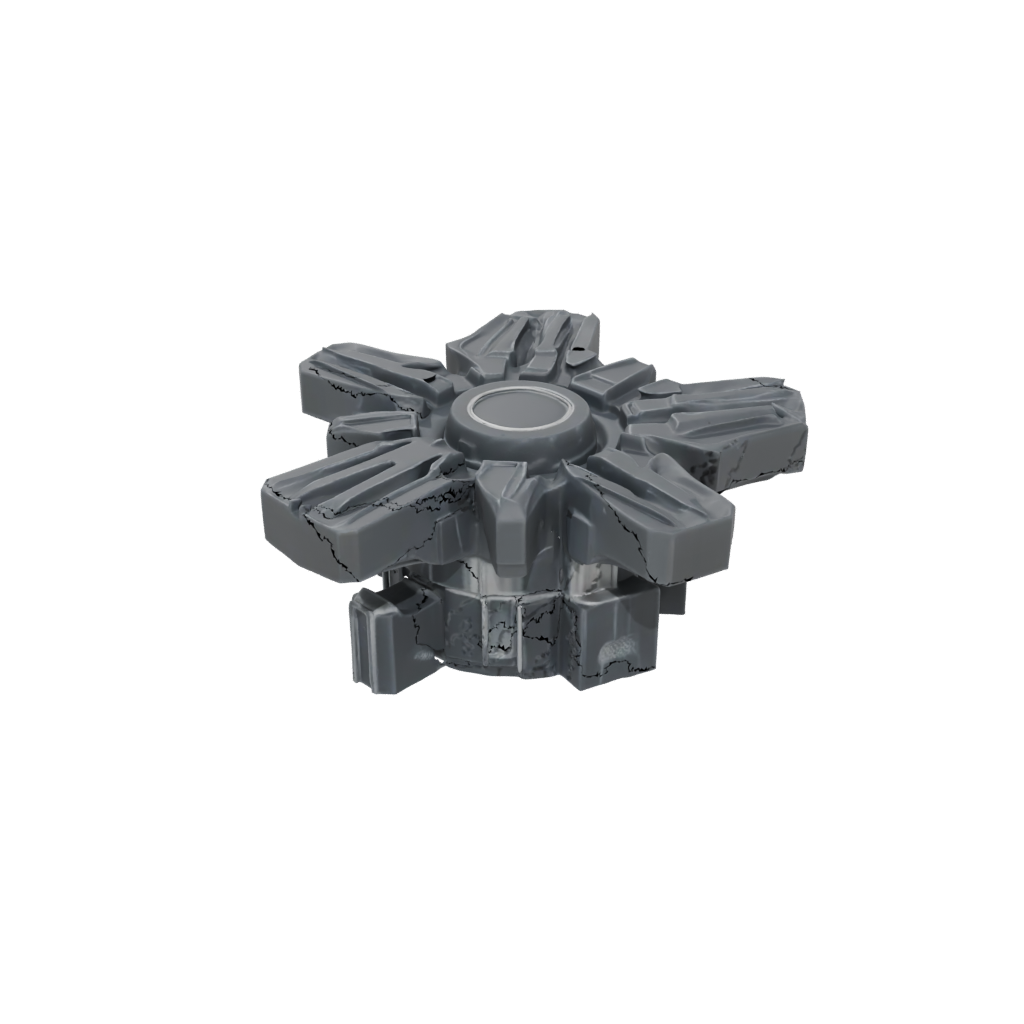 Camo Textured Rolling Hex Spinner