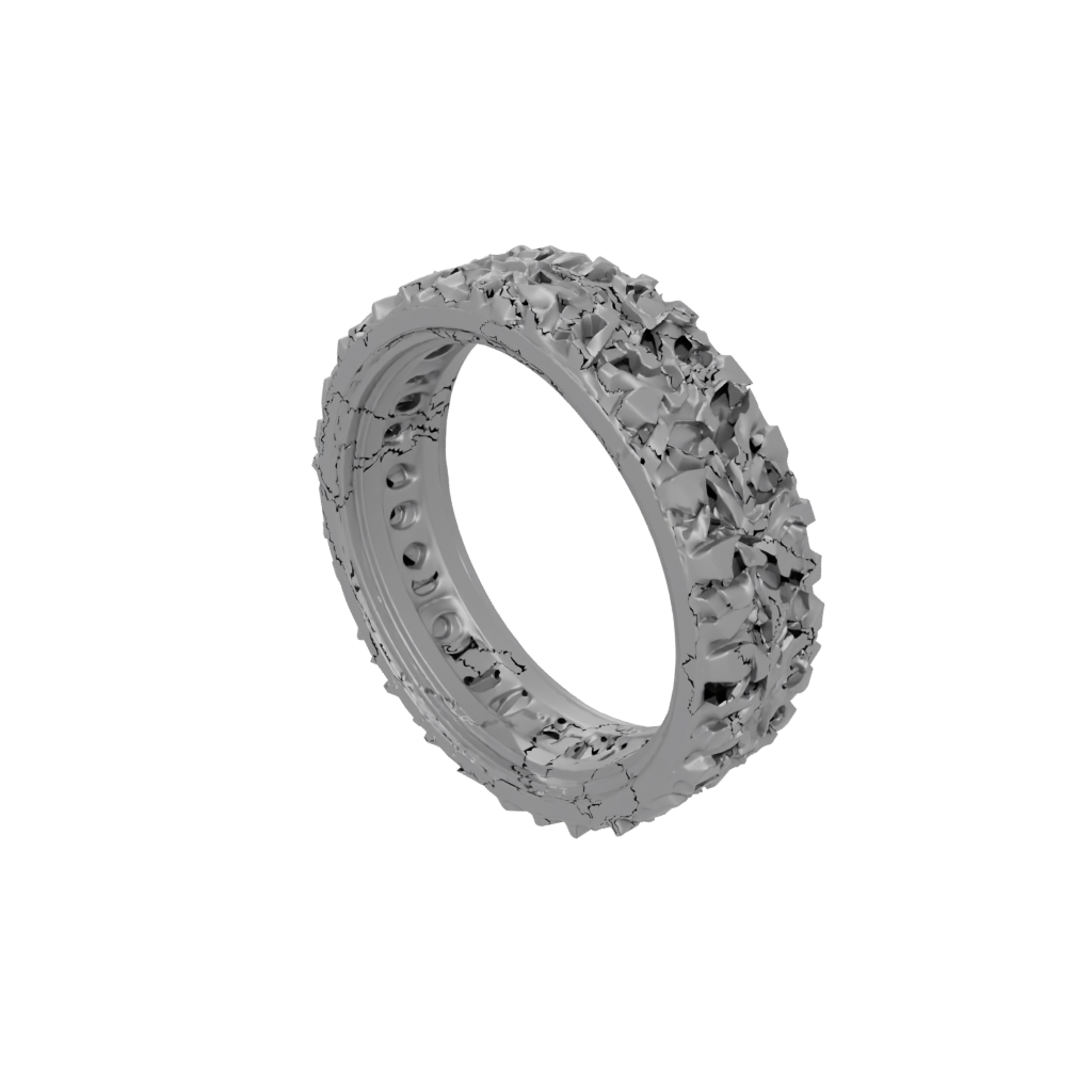 Camo Textured Sensory Chain Ring