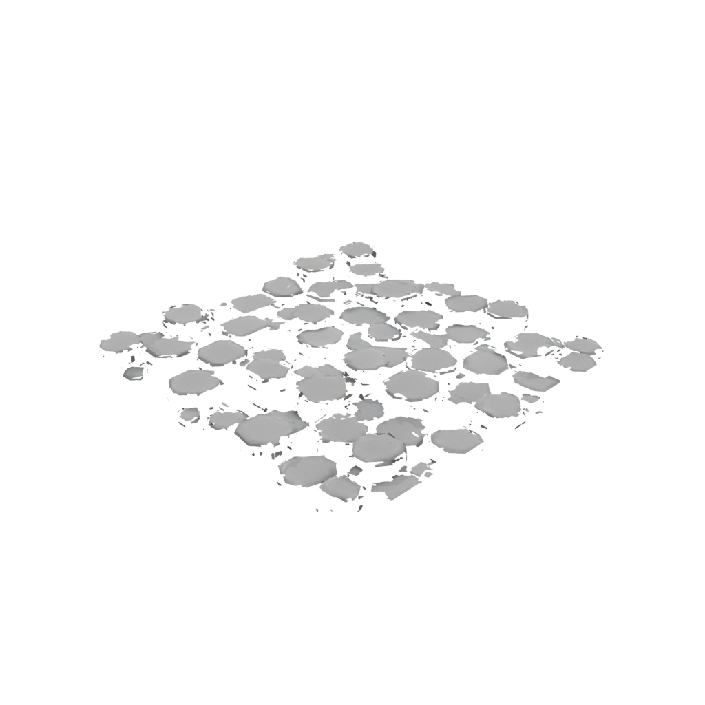 Camo Textured Snap-Pop Hexagon