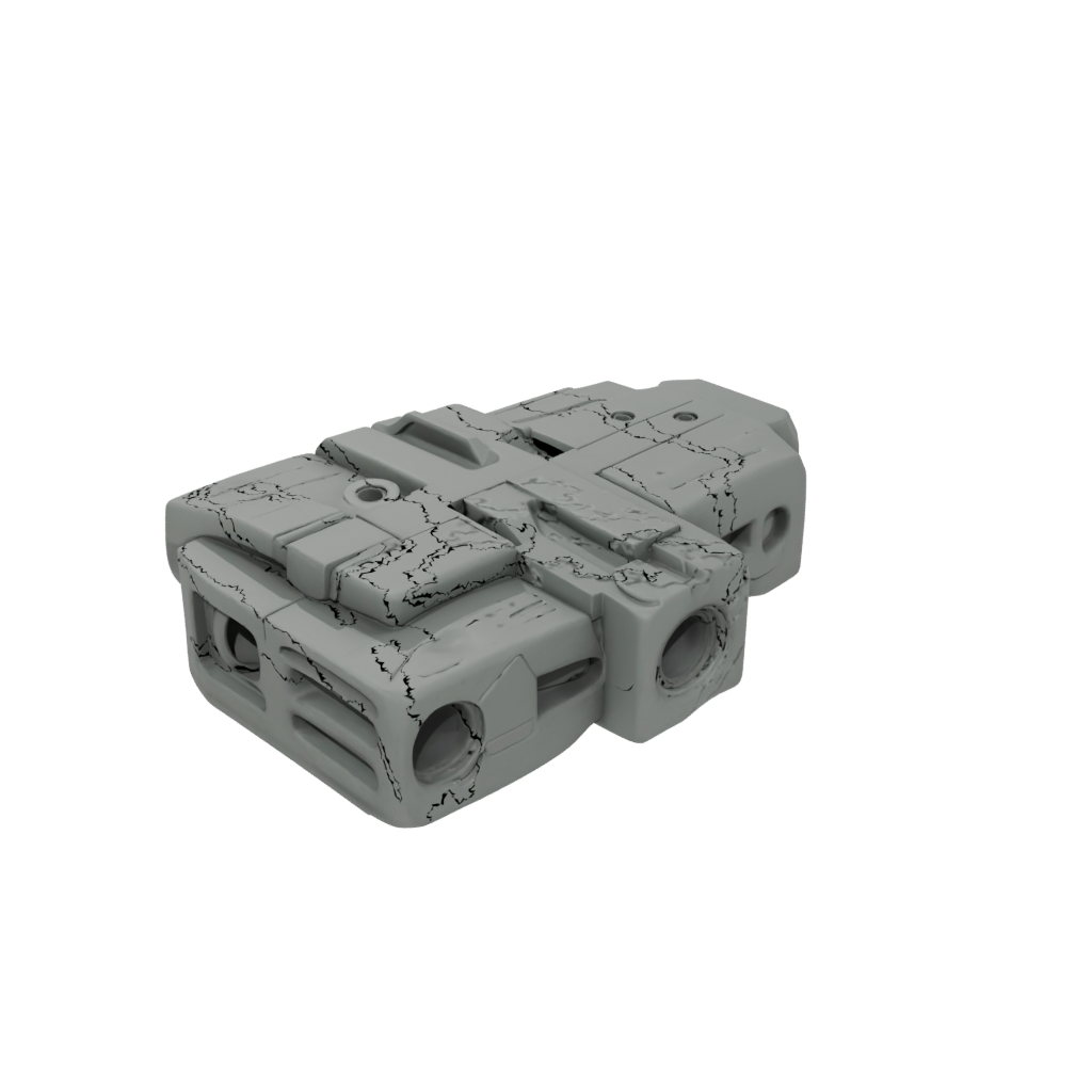 Camo Textured Tri-Bar Flip Toy